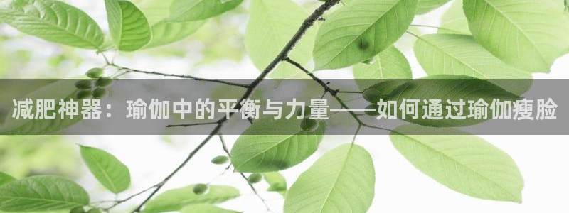 3377体育官方平台体育:减肥神器:瑜伽中的平衡与力量——如